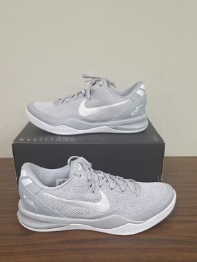 Nike Kobe 8 Protro Wolf Grey Basketball Shoes Men's Size 11 HF9550-002